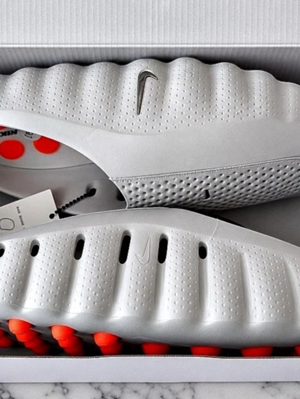Nike Mind 001 Sneakers White & Orange US 11 NWT